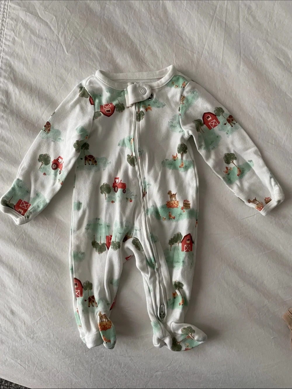 Carter’s Footies in Farm Print
